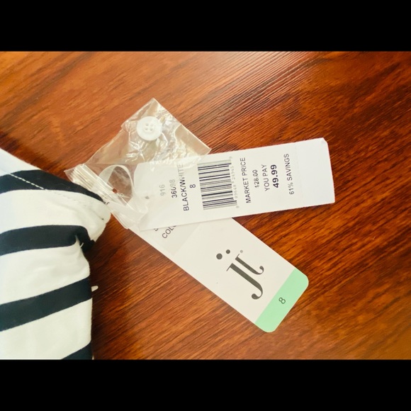 Julia Jordan Women's Shirt Dress Striped with Collar and Pockets size 8 - Picture 14 of 14